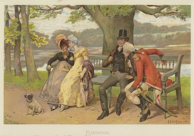 Flirtazione da Henry Gillard Glindoni